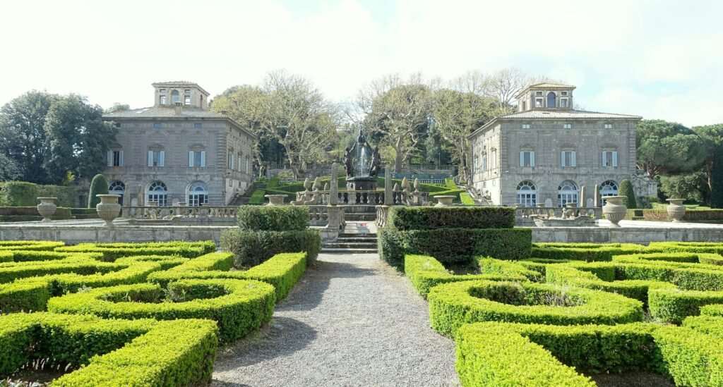 Villas in Rome for Photoshoots & Weddings: 11 Historic Estates (and How to Book Them) The twin casini and box parterre of Villa Lante at Bagnaia near Viterbo