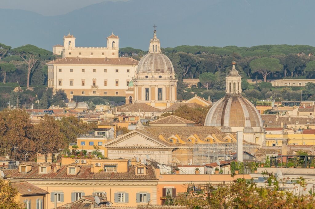 Villas in Rome for Photoshoots & Weddings: 11 Historic Estates (and How to Book Them) Villa Medici on the Pincian Hill above the domes of central Rome