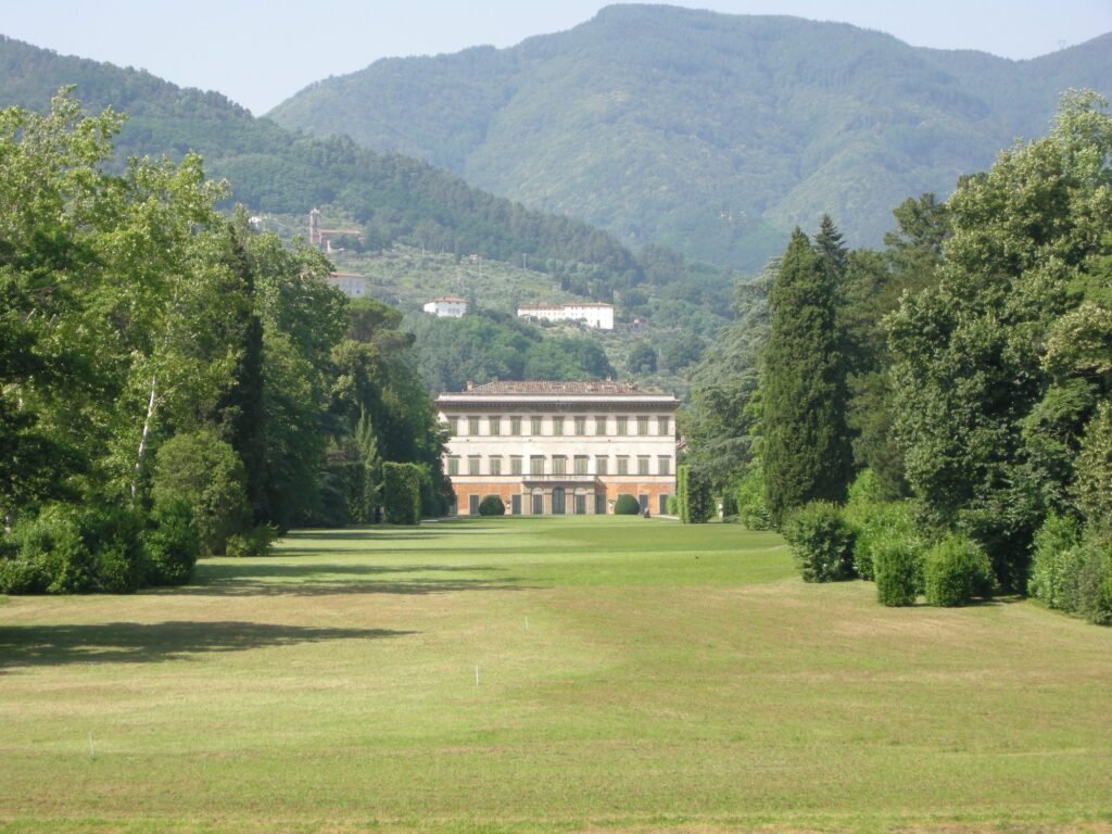The Most Beautiful Villas in Italy for Photoshoots, Weddings & Events (2026 Guide) Villa Reale di Marlia near Lucca across its lawn and park